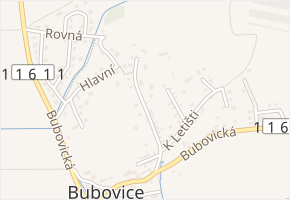 Lužecká v obci Bubovice - mapa ulice