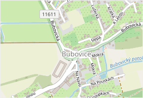 Nad Kapličkou v obci Bubovice - mapa ulice