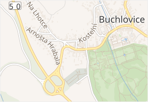 Brněnská v obci Buchlovice - mapa ulice