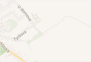 Větřák v obci Buchlovice - mapa ulice