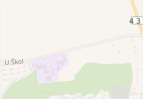 U Škol v obci Bučovice - mapa ulice
