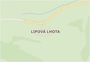 Lipová Lhota v obci Budětice - mapa části obce