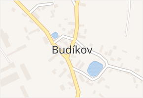 Budíkov v obci Budíkov - mapa části obce