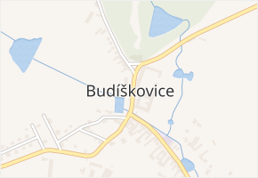 Budíškovice v obci Budíškovice - mapa části obce