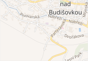 Havlíčkova v obci Budišov nad Budišovkou - mapa ulice