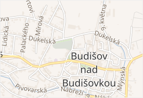 Hřbitovní v obci Budišov nad Budišovkou - mapa ulice