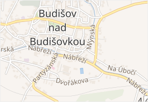 Mlýnská v obci Budišov nad Budišovkou - mapa ulice