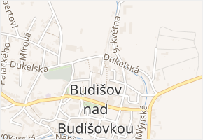 Na Sídlišti v obci Budišov nad Budišovkou - mapa ulice