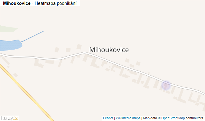 Mapa Mihoukovice - Firmy v části obce.