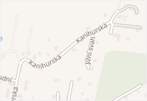 Kanihurská v obci Budišovice - mapa ulice