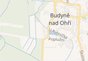K Babínu v obci Budyně nad Ohří - mapa ulice
