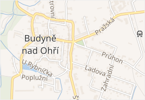 Malomlýnská v obci Budyně nad Ohří - mapa ulice