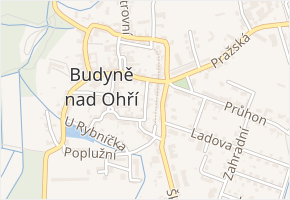 Masnokrámská v obci Budyně nad Ohří - mapa ulice