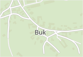 Buk v obci Buk - mapa části obce