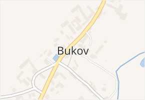 Bukov v obci Bukov - mapa části obce
