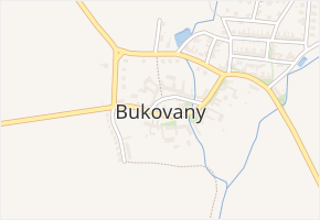 Sedlečko v obci Bukovany - mapa ulice
