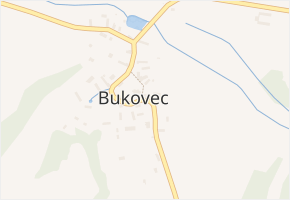 Bukovec v obci Bukovec - mapa části obce