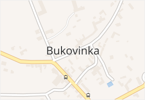 Bukovinka v obci Bukovinka - mapa části obce