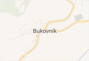 Bukovník v obci Bukovník - mapa části obce