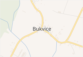 Bukvice v obci Bukvice - mapa části obce