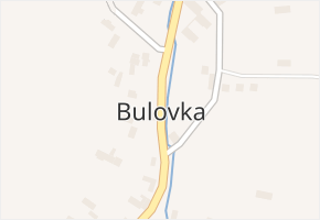 Bulovka v obci Bulovka - mapa části obce