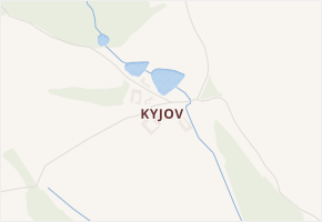 Kyjov v obci Buřenice - mapa části obce