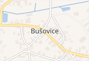 Bušovice v obci Bušovice - mapa části obce