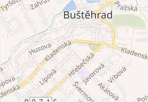 5. května v obci Buštěhrad - mapa ulice