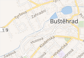 Bořivojova v obci Buštěhrad - mapa ulice