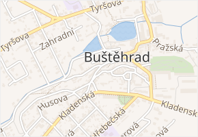 Oty Pavla v obci Buštěhrad - mapa ulice