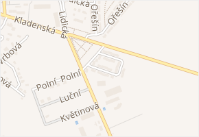 Šeříková v obci Buštěhrad - mapa ulice