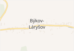 Býkov v obci Býkov-Láryšov - mapa části obce