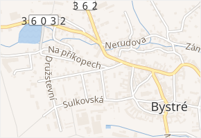 Dukelská v obci Bystré - mapa ulice