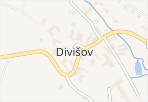 Divišov v obci Bystřice nad Pernštejnem - mapa části obce