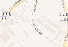 Suchý kopec v obci Bystřice nad Pernštejnem - mapa ulice