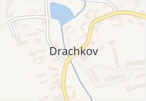 Drachkov v obci Bystřice - mapa části obce