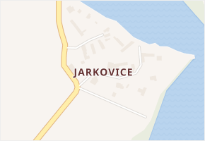 Jarkovice v obci Bystřice - mapa části obce