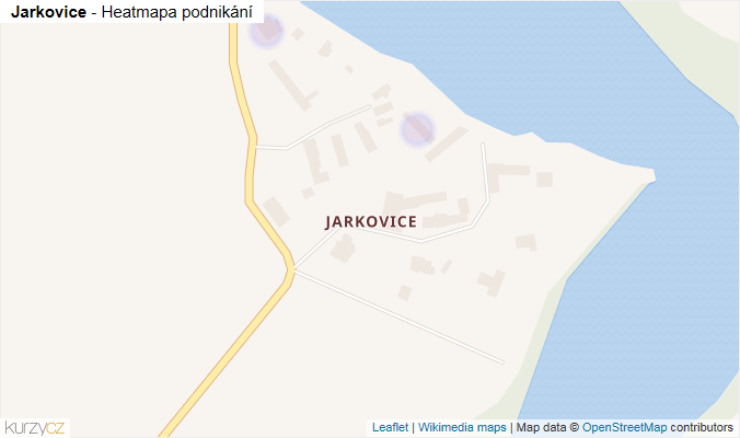 Mapa Jarkovice - Firmy v části obce.