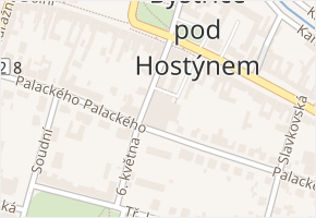 6. května v obci Bystřice pod Hostýnem - mapa ulice