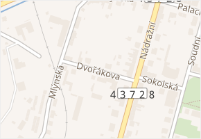 Dvořákova v obci Bystřice pod Hostýnem - mapa ulice