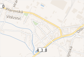 Na Domově v obci Bystřice pod Hostýnem - mapa ulice