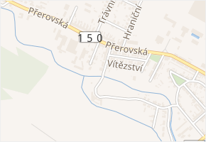 Partyzánská v obci Bystřice pod Hostýnem - mapa ulice