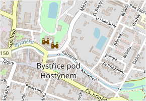 Táborského v obci Bystřice pod Hostýnem - mapa ulice
