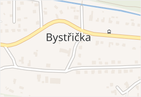 Bystřička v obci Bystřička - mapa části obce