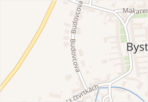 Budovcova v obci Bystrovany - mapa ulice