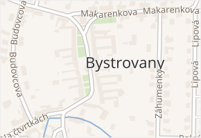 Jeseniova v obci Bystrovany - mapa ulice