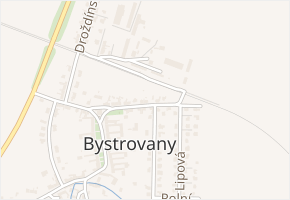 Makarenkova v obci Bystrovany - mapa ulice