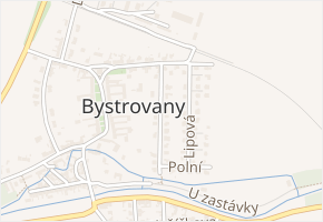 Záhumenky v obci Bystrovany - mapa ulice