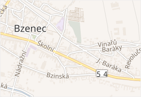 Fr. Šrámka v obci Bzenec - mapa ulice