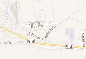 L. Zápotockého v obci Bzenec - mapa ulice